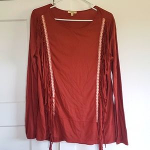 Boutique Fringed Top